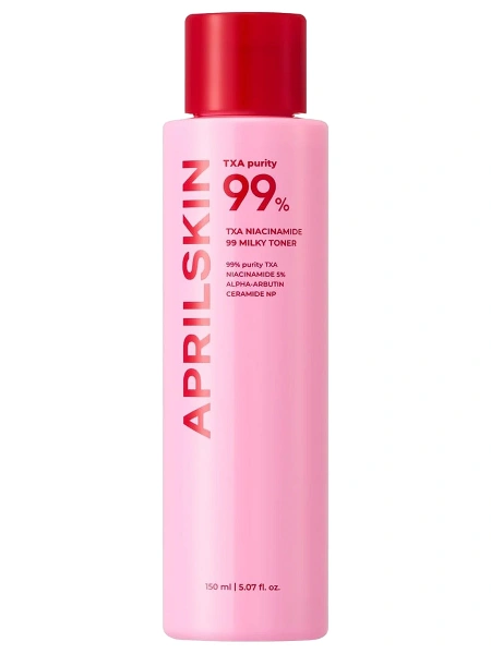 Осветляющий тонер с транексамовой кислотой и ниацинамидом APRILSKIN TXA Niacinamide 99 Milky Toner, 150 мл