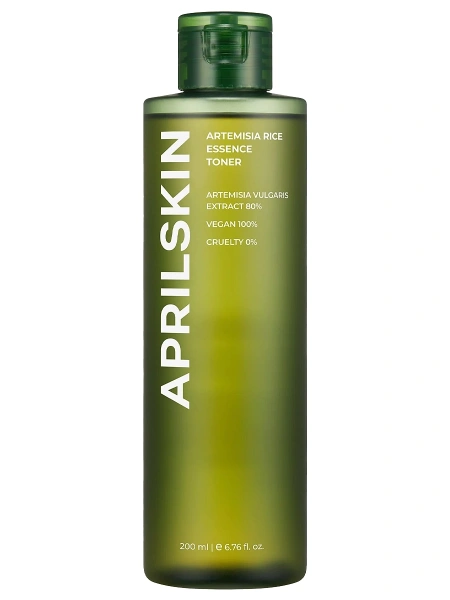 Увлажняющий тонер-эссенция с 80% полыни и рисом APRILSKIN Artemisia Rice Essence Toner, 200 мл