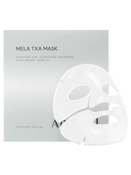 Гидрогелевая маска с транексамовой кислотой и глутатионом AROCELL  Mela TXA Mask, 43 гр