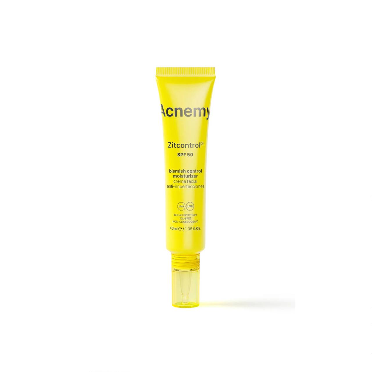Acnemy Zitcontrol SPF 50 - дневной крем с SPF 50 и ниацинамидом для защиты и ухода за проблемной кожей, 40 мл