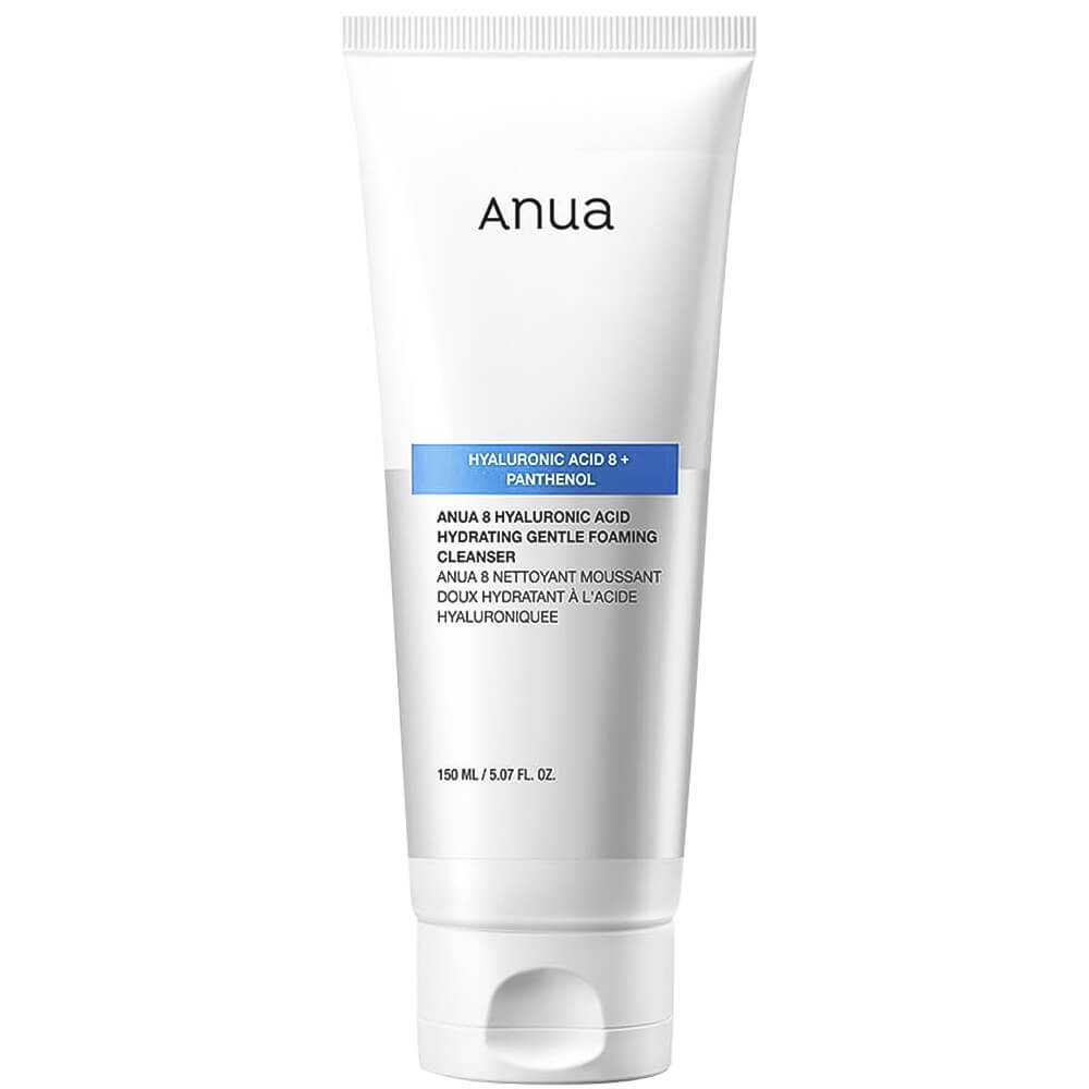 Мягкая пенка для умывания Anua 8 Hyaluronic Acid Hydrating Gentle Foaming Cleanser, 150 мл