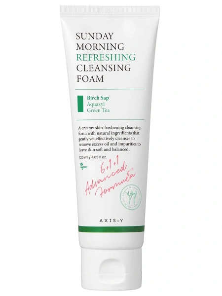Увлажняющая пенка для умывания Axis-y Sunday Morning Refreshing Cleansing Foam, 120 мл