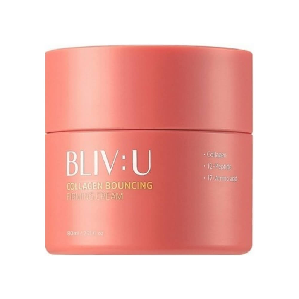Коллагеновый крем для тургора кожи с пептидами BLIV:U Collagen Bouncing Firming Cream, 80 мл