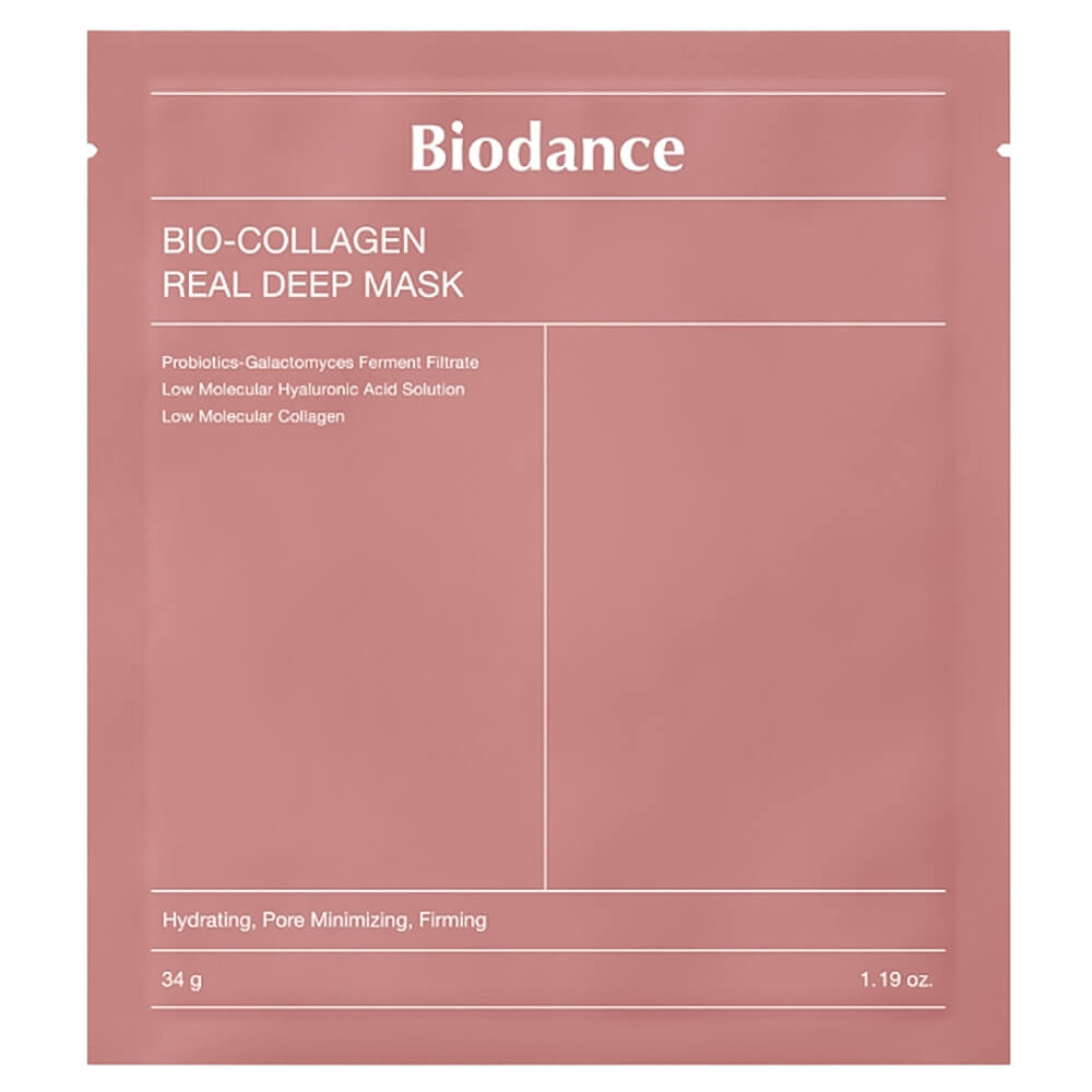 Ночная гидрогелевая маска с коллагеном для эластичности кожи Biodance Bio-Collagen Real Deep Mask, 1 шт
