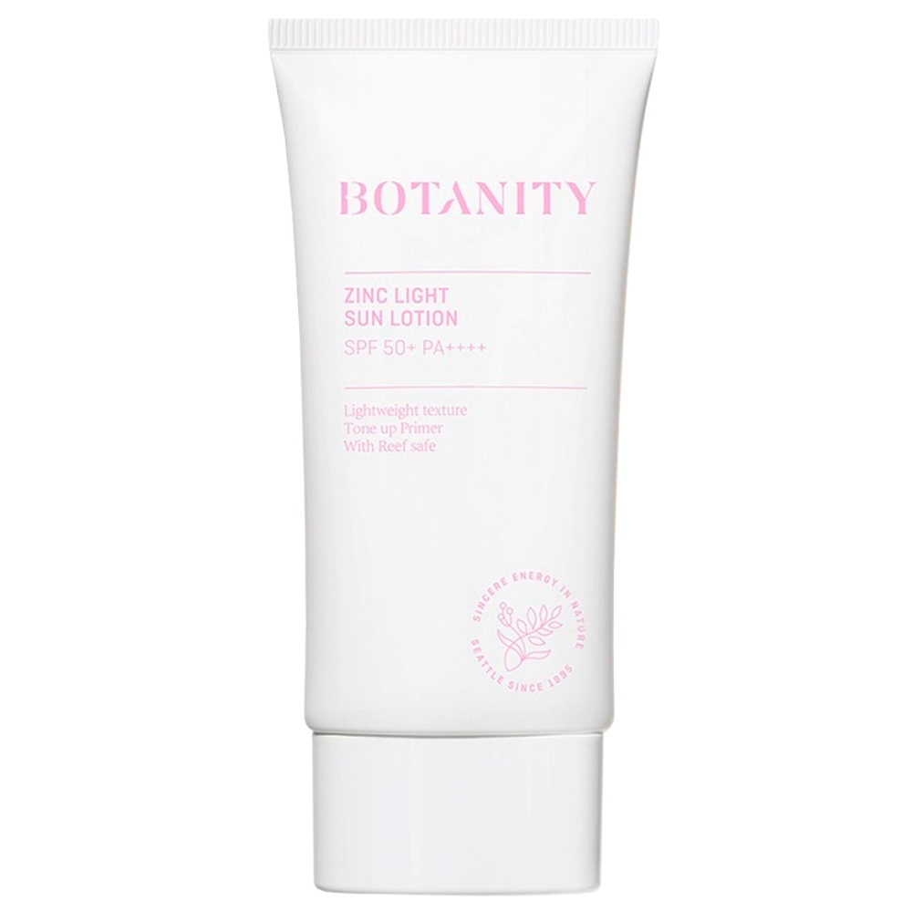 Себорегулирующий санскрин для проблемной кожи с цинком Botanity Zinc Light Sun Lotion SPF50+ PA++++, 50 мл