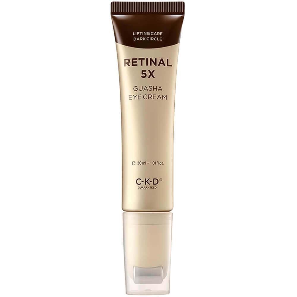 Омолаживающий крем для век с роликовым массажёром CKD Retinal 5X Guasha Eye Cream, 30 мл