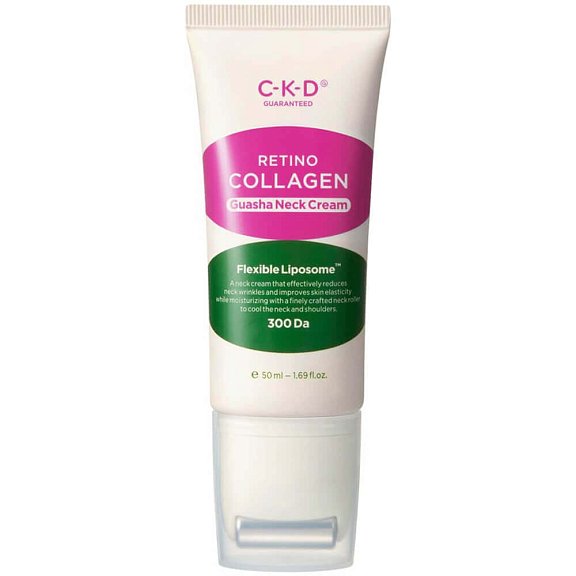 Роликовый крем для массажа шеи с ретиналем CKD Retino Collagen Small Molecule 300 Guasha Neck Cream, 50 мл