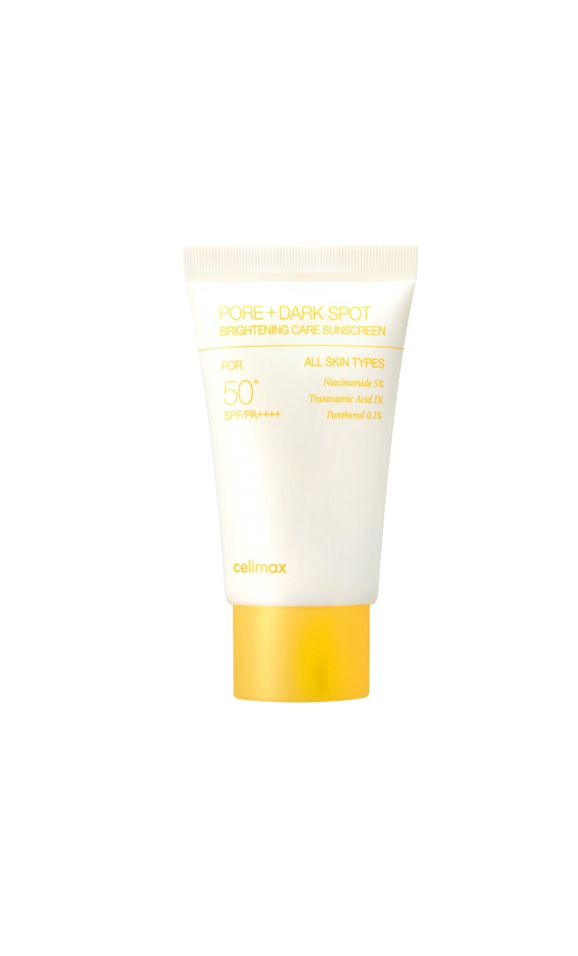 Осветляющий солнцезащитный крем Celimax Pore+Dark Spot Brightening Care Sunscreen SPF50+ PA++++, 10 мл