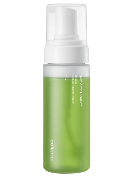 Пузырьковая пенка с экстрактом нони для проблемной кожи Celimax The Real Noni Acne Bubble Cleanser, 155 мл