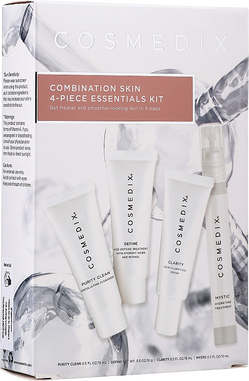 Набор для комбинированной и жирной кожи Cosmedix Combination Skin Kit