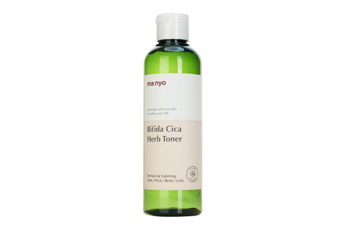 Успокаивающий тоник для чувствительной кожи Manyo Bifida Cica Herb Toner, 210 мл