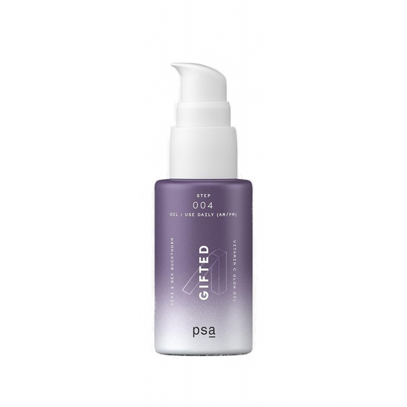 Масло для сияния с витамином C PSA GIFTED: Acai and Sea Buckthorn Vitamin C Glow Oil, 15 мл