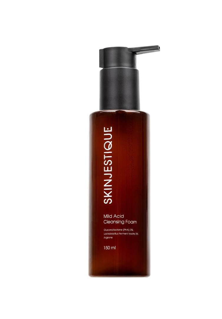 Пенка для умывания с глюконолактоном SKINJESTIQUE Mild Acid Cleansing Foam, 150 мл