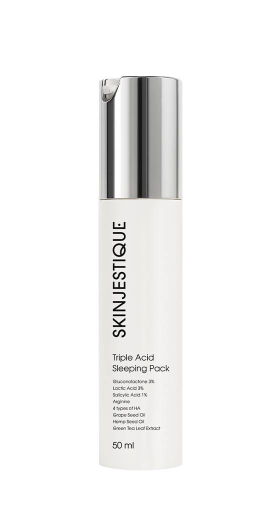 Ночная маска с тремя кислотами SKINJESTIQUE Triple Acid Sleeping Pack, 50 мл