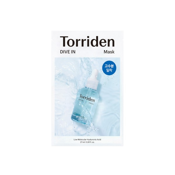 Тканевая маска с гиалуроновой кислотой Torriden Dive In Low Molecule Hyaluronic Acid Mask