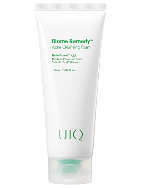 Очищающая пенка с постбиотиками против акне UIQ Biome Remedy Acne Cleansing Foam, 150 мл