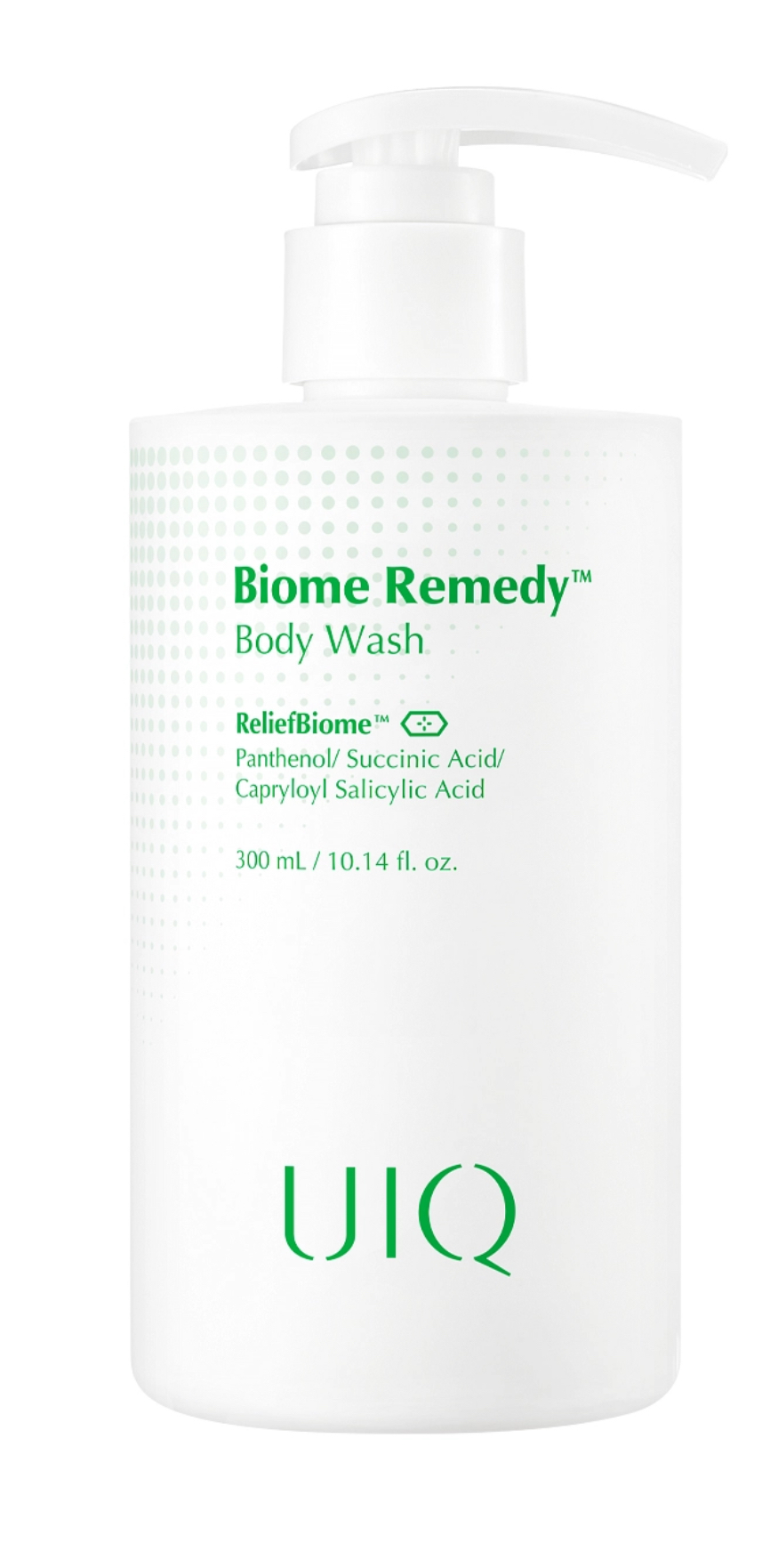 Гипоаллергенный гель для душа с пробиотиками и LHA-кислотой UIQ Biome Remedy Body Wash, 300 мл