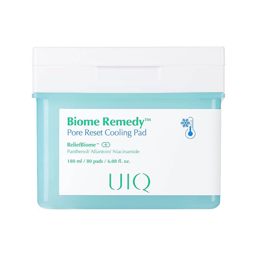 Охлаждающие тонер-пэды UIQ Biome Remedy Pore Reset Cooling Pad, 80 шт