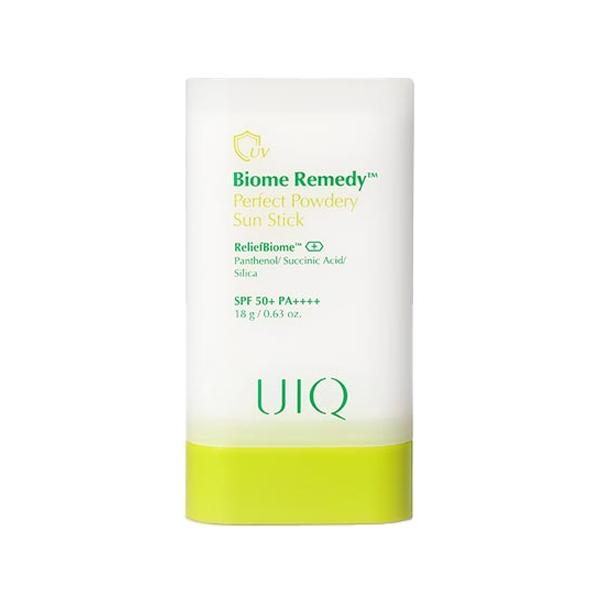 Пудровый солнцезащитный стик SPF50 UIQ Biome Remedy Perfect Powdery Sun Stick, 18 гр