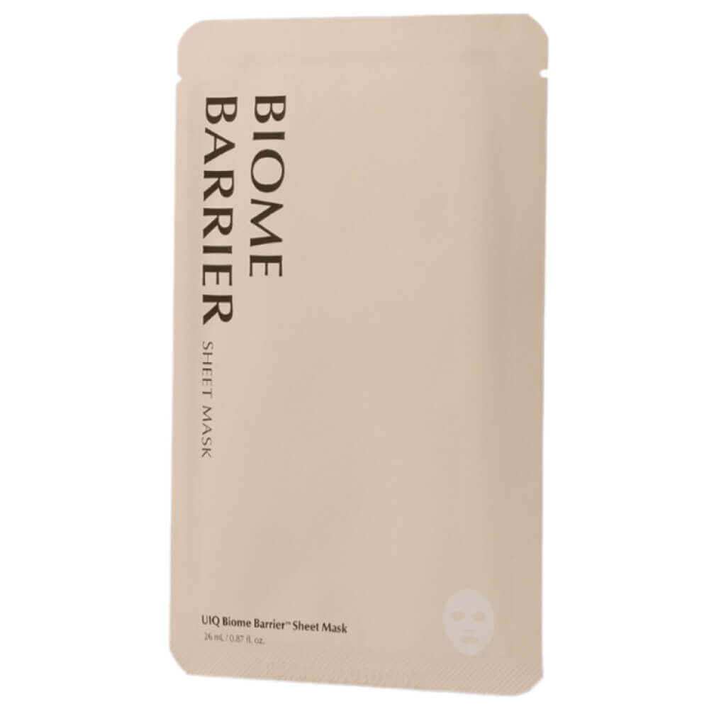 Увлажняющая маска с постбиотиками UIQ Biome Barrier Sheet Mask, 26 мл