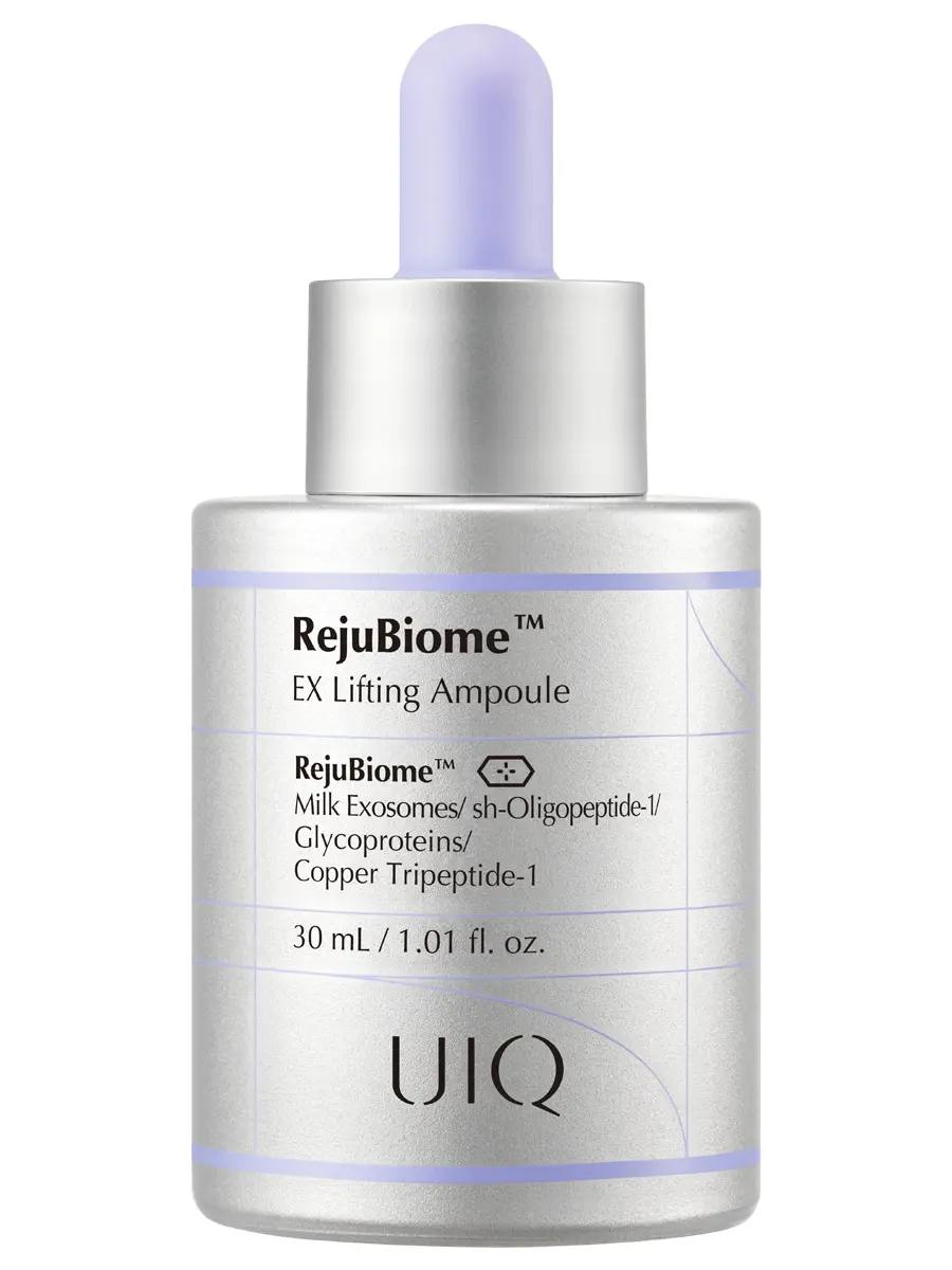 Ампула для лифтинга и плотности кожи с экзосомами UIQ RejuBiome EX Lifting Ampoule, 30 мл