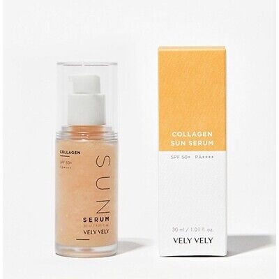 Солнцезащитная сыворотка с инкапсулированным коллагеном Vely Vely SPF50 Collagen Sun Serum, 30 мл