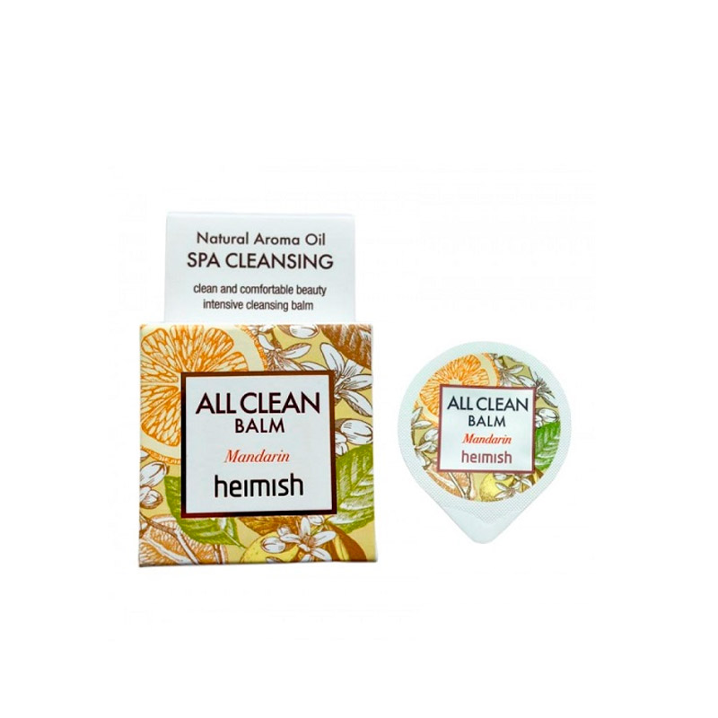 Миниатюра бальзама для очищения кожи Heimish All Clean Balm Mandarin, 5 мл