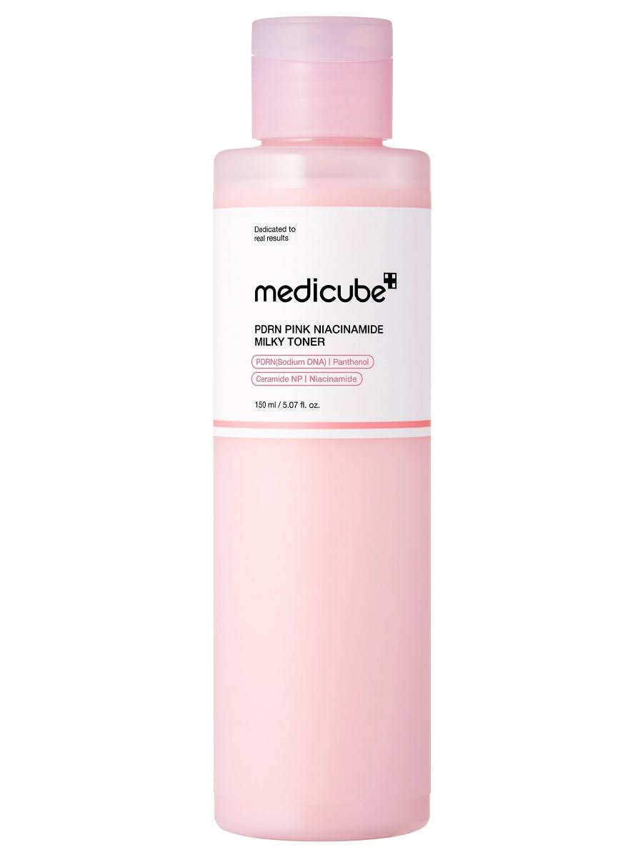 Молочный тонер с ПДРН и ниацинамидом medicube PDRN Pink Niacinamide Milky Toner, 150 мл
